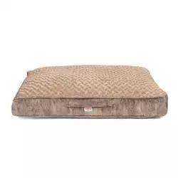 Colchon Guamba Paris 80X10X60Cm Taupe Tela 35634