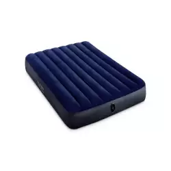 Colchon Intex Inflable Doble 1X1X25Cm Azul 272 Kg Plastico 64