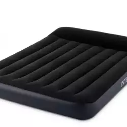 Colchon Intex Inflable Doble 1X1X25Cm Negro 272 Kg Plastico 6
