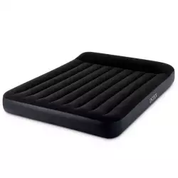 Colchon Intex Inflable Doble 1X1X25Cm Negro 272 Kg Plastico 6