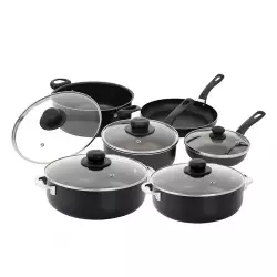 Combo Batería 7 Piezas + 2 Calderos 20cm y 24cm Universal