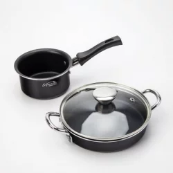 Combo Cacerola + Perol Expressions Aluminio Antiadherente