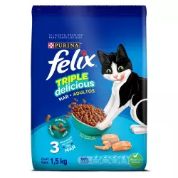 Concentrado Gato Felix 1.5 Kg Triple Delicious 12465289