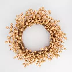 Corona 45Cm Moras Doradas Expressions Christmas Gs