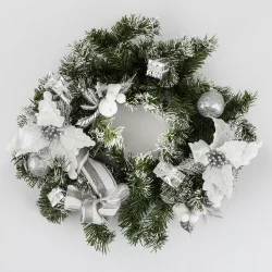 Corona nav 40cm plata 990642