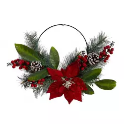 Corona Nav Rojo 46X46X10Cm Santini 140-5702349