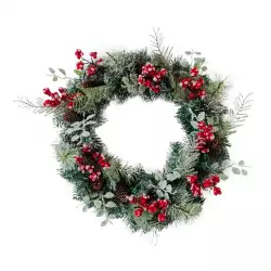 Corona Nav Rojo-Blanco 55 Cm Santini 140-5700570