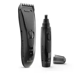 Cortabarba gama titanium T744 bat + timmer T827 combo