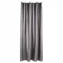 Cortina Para Baño Five 105656 Poliéster Gris