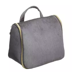 Cosmetiquera five simply smart en pana gris 174516a