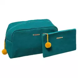 Cosmetiquera five simply smart setx2 verde petroleo 174668d