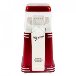 Crispetera Nostalgia Transparente con Rojo