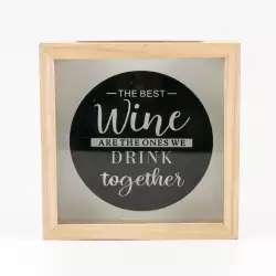 Cuadro concepts   20x20cm negro  mdf