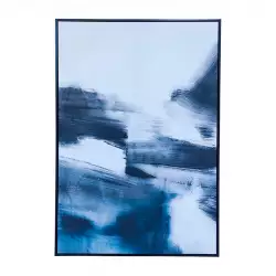 Cuadro concepts Crystal Blue 82,6x122,6xcm negro mdf 532-28439