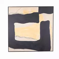 Cuadro eclectic 102x102cm poliester 448-7414581