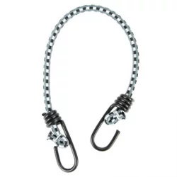 Cuerda Keeper 06019 Elástica Gris-Negr Ganch 18 Pulgadas