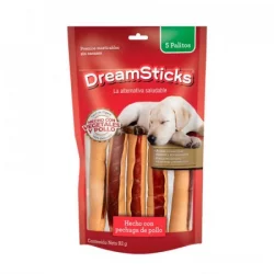 Deditos De Pollo Y  Vegetales Dreambone 100Gr Por 5 Unidades