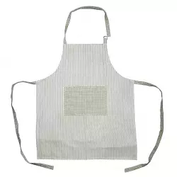 Delantal Cocina 72X8 5Cm Cuadros Algodon .01 Lb 1