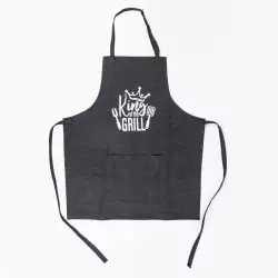 Delantal expressions bbq jean-estampado   74x65.5cm