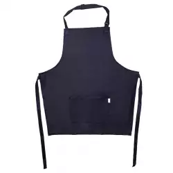 Delantal Expressions Con Bolsillo Drill Azul