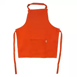 Delantal Expressions Con Bolsillo Drill Naranja