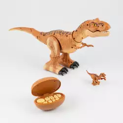 Dinosaurio Maypa Trex Luz Y Sonido 39X19Cm Cafe