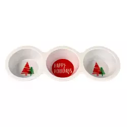 Dips And Chips Salseros Navideño Happy Holidays Santini