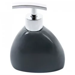 Dispensador de Jabón Galet Cerámica Gris