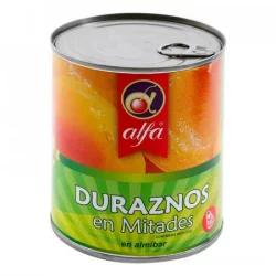 Duraznos En Mitades Alfa 820G-Verde