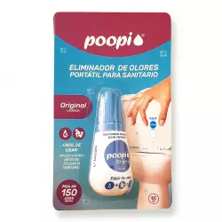 Eliminador De Olores Para El Sanitario Original Poopi - Azul