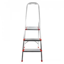 Escalera 3 Pasos En Aluminio Clark 150Kg