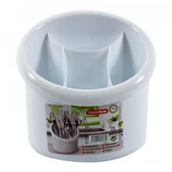 Escurridor plasticforte 16x16x14cm gris plata plastico 1160612