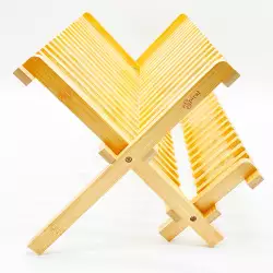 Escurridor platos espiral 40x33 cm bamboo fb500