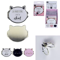 Espejo Cosmetic Club Gato De Bolsillo Sc29127
