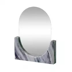 Espejo de mesa concepts Crystal Blue mesa 22x27,5xcm negro hierro