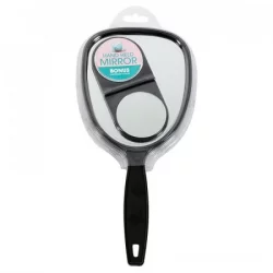 Espejos Compact Ubl Set x2 Negro Plateado