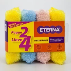 Esponja Eterna 485010610 Mega Pague 2 Lleve 4 Un