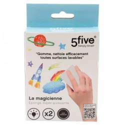 Esponja Magica De Limpieza 5Five-Blaco