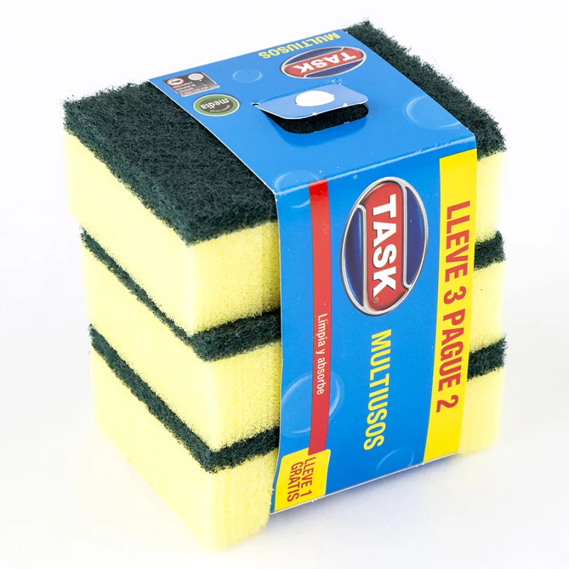 Esponja Task 635172 Antibacterial Pague 2 Lleve 3 Un