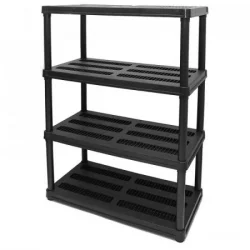 Estanteria Sao Bernardo Ventilada 4 Niveles Negro 0Ptr13