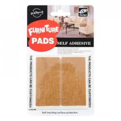 Fieltro Weikang Wk-9 Adhesivo Marrón Rectangular X4 Unidades