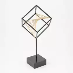 Figura Deco Concepts Crystal Blue Elefant 28X18X11Cm Dorado 437-