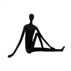 Figura deco concepts Crystal Blue perso 19,5x13,8x7cm negro 4