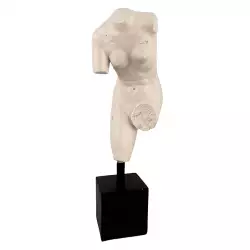 Figura Decorativa Humana 439-787478 Escultura Torso Femenino