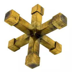 Figura decorativa modelo jack dorado