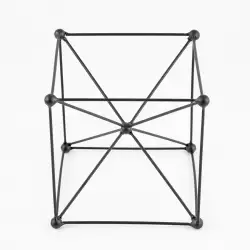 Figura decorativas concepts eclectic 15x15cm metal 455-33718