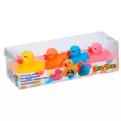 Figura Patos Para Ducha X4 Pzs Eddy Toys 871125289216