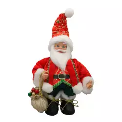 Figura Santa Miro Christmas   35X56Cm Rojo Blanco