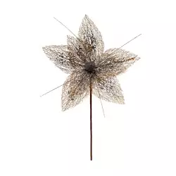 Flor Miro Christmas   1X26Cm Dorado Champagne