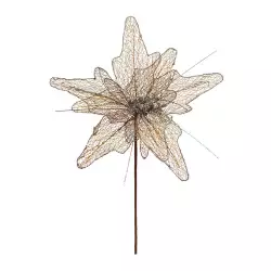 Flor Miro Christmas   1X28Cm Dorado Champagne